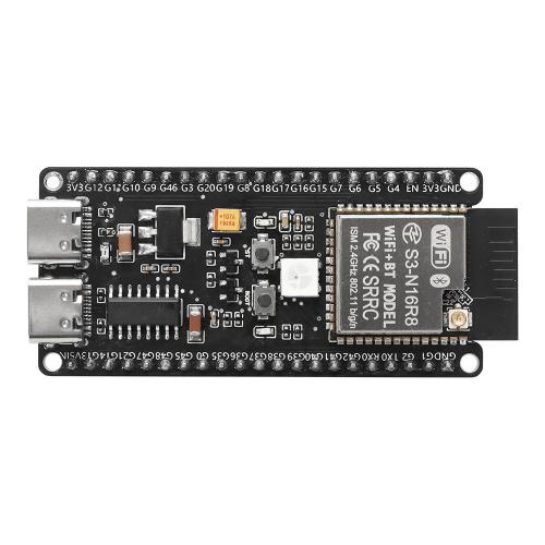ESP32-S3核心开发板 wifi蓝牙DeepsSeek N16R8 AI小智机器人主板