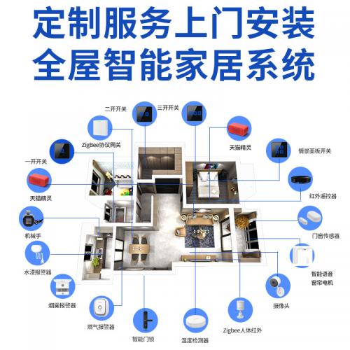 全屋智能家居控制系统套装支持小爱同学控制定制小度